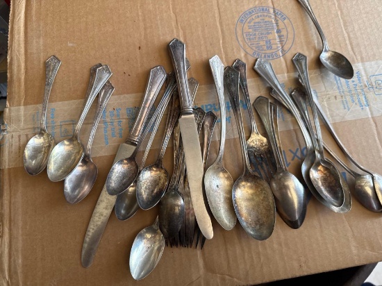 Vintage stainless steel silverware