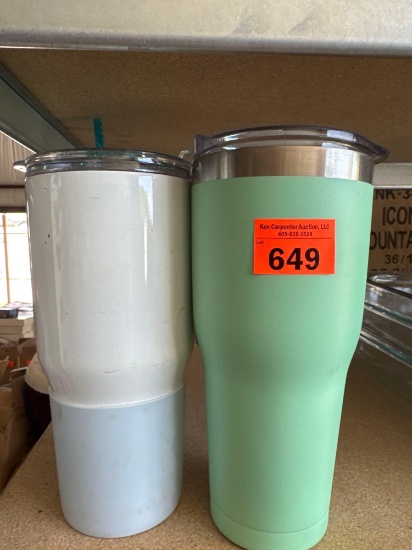 Electric 12 volt cup and cups