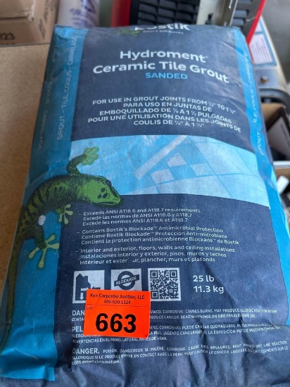Bag of grout
