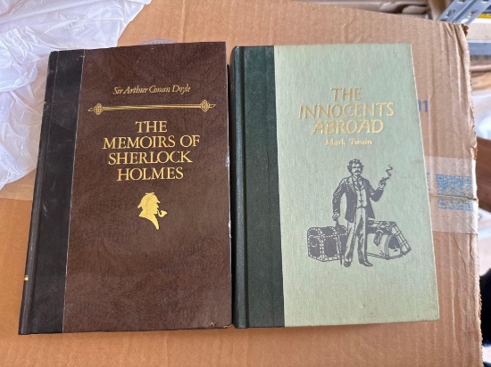 The memoirs of Sherlock homes and the innocents abroad mark twain