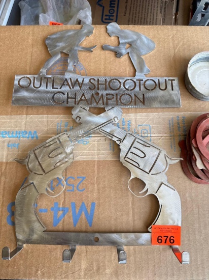 Outlaw shootout coat hanger and jar gaskets