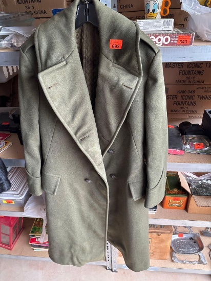 Vintage military over coat