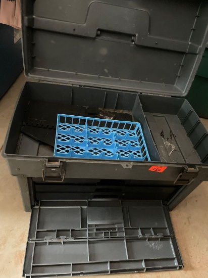 Plastic tool box or tackle box