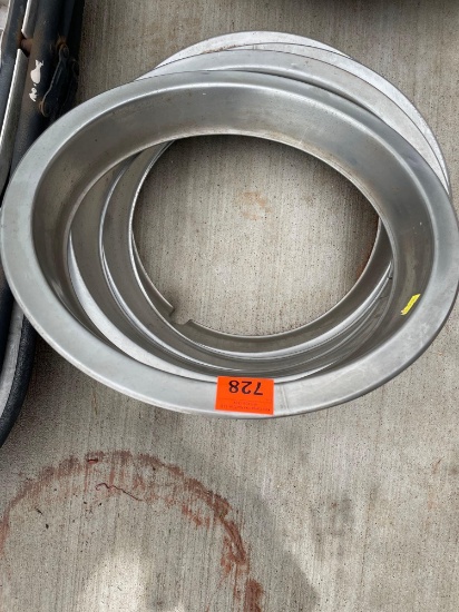 4 trim rings appear to be 15 in