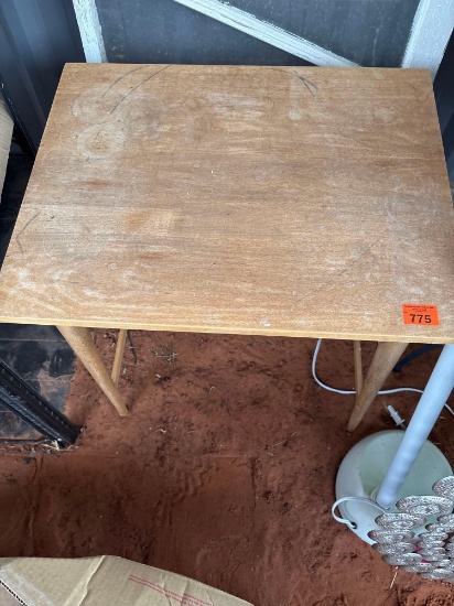 Small wooden table 17 x 22 inches x 23 inches tall