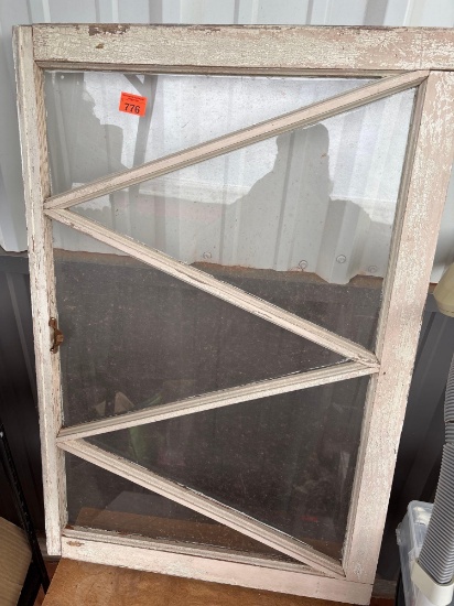 Wood framed window 3 foot by 2 foot