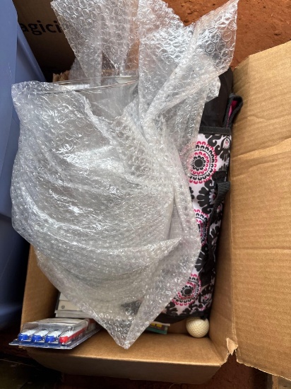 Box of various items