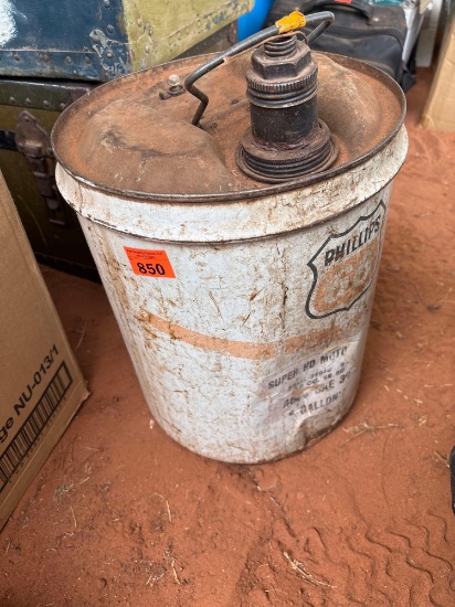 Phillips 66 vintage oil jug
