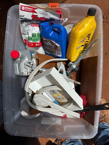 Tote of miscellaneous