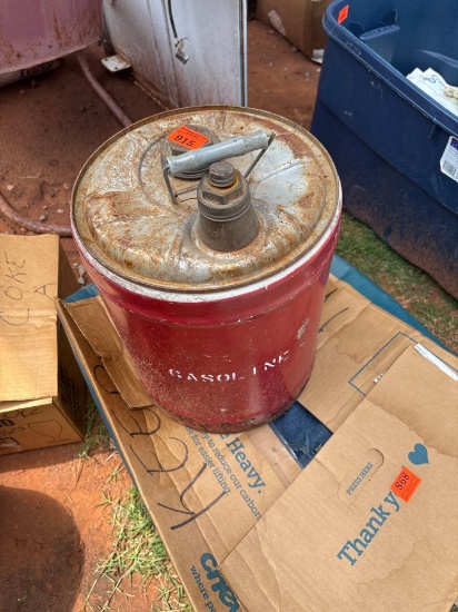 Metal fuel jug