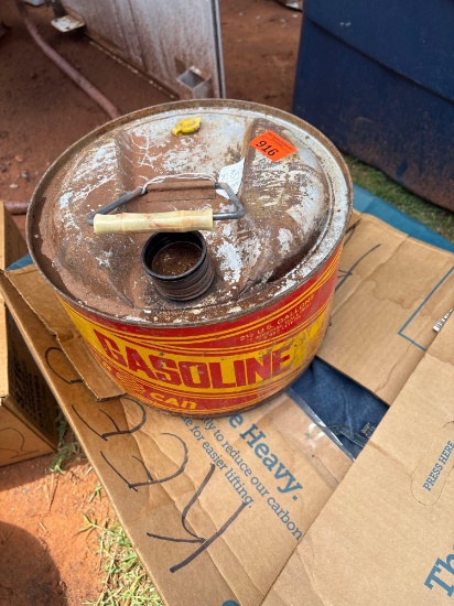 Metal fuel jug