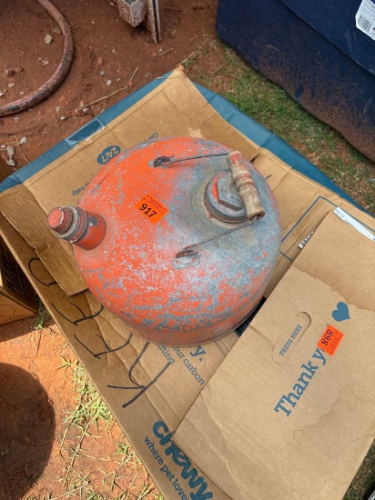 Metal fuel jug