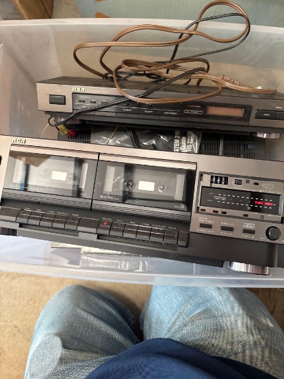 Vintage home entertainment sound system no speakers