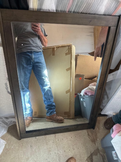 large mirror unused