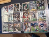 Football and basketball cards, Baltimore, Colts, and the Los Angeles Clippers, three ring binder