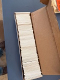 Basketball cards in a box