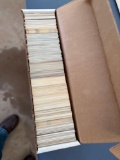 Basketball cards in a box