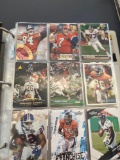 Football cards, Denver Broncos, and a three ring bi