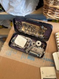 White rotary, sewing machine, parts, and tools for repair