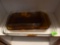 4 glass cake pans