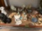 Dog, pig, mice and other animal figurines