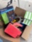 Garden hose sprayers, bird house, light, seed spreader