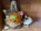 Lighted pumpkin decor and extra light
