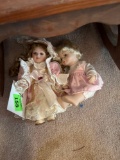 porcelain doll, 2 count