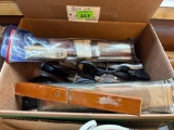 2 Ceramic knife sharpeners, knives and electric cords