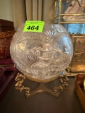 Crystal bowl with stand