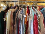 50 pieces of clothing, assortment of blouses, and shirts various sizes Petite medium, size 10,