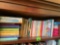 Books, top shelf right side, see photos for titles and authors