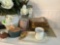 Home decor, figurines, piano