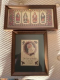 Home decor, photos frames of Santa