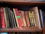 Books, see photos for titles and authors
