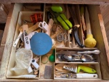 Silverware, knives, chip clips, measuring cups, and more