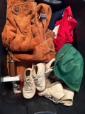 Baby shoes, trophies, clothes, boys clothes