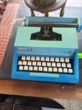 Easy rider, typewriter, globe and groove move Junior and desk mate