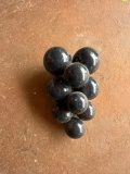 Vintage grape hair clip