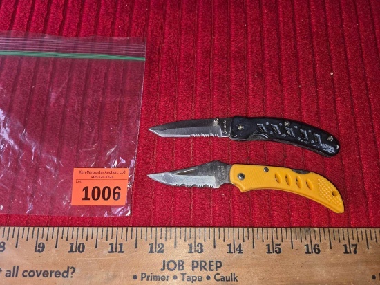 2 Rostfrei Lock Blade Knives. Both one Money.