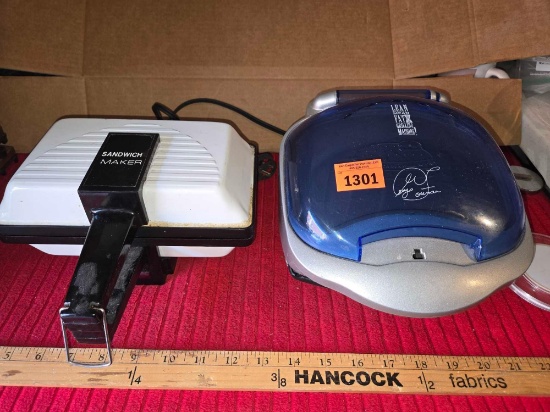Counter Top Sandwich Maker and Lean Mean Grilling Machine. Both one Money.