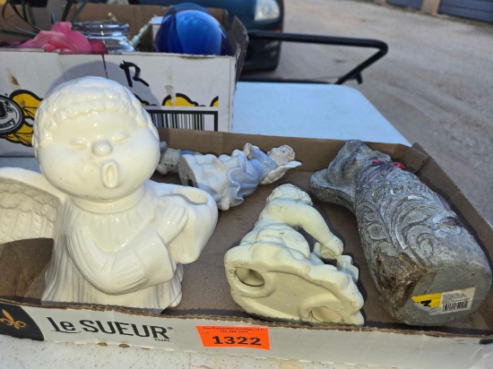 Box of Angel Figurines.