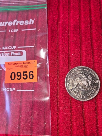 1984 Liberty Silver Round. 1 Troy Ounce .999 Silver.