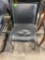 metal chair w/ cushions