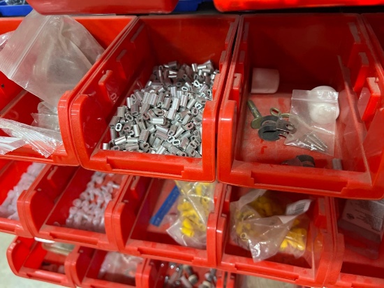 contents of red bins.
