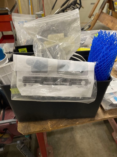 battery box w/ self adhesive sealants; gutter spouts; misc
