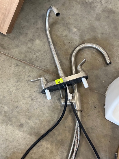 sink faucet ; towel hangers