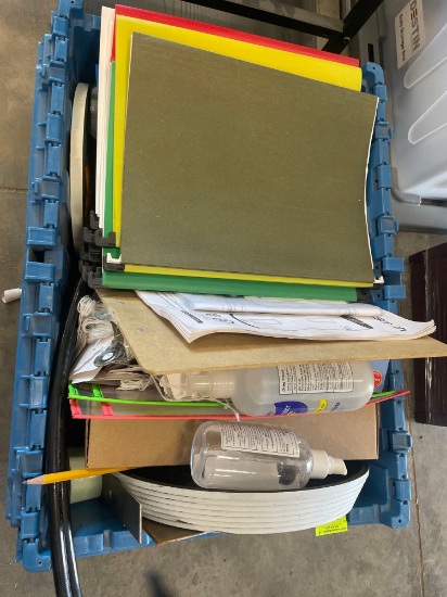 various office supplies