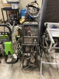 Eastwood MIG 175 welder w/ helmet and compressed gas can