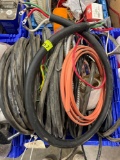 tub of various wires